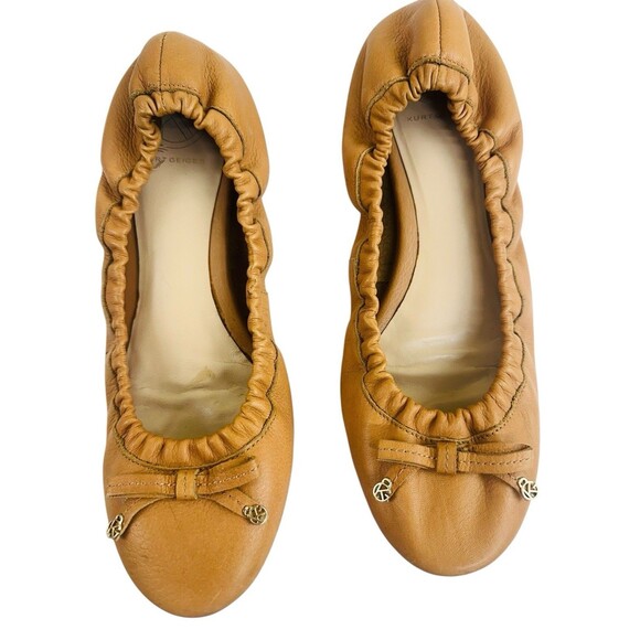 Kurt Gieger Women's Ballet Tan Flats Size 9 - Picture 3 of 9